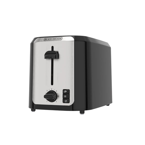 Black & Decker Extra Wide Slots Toaster with 7 Settings, 2-Slices T8