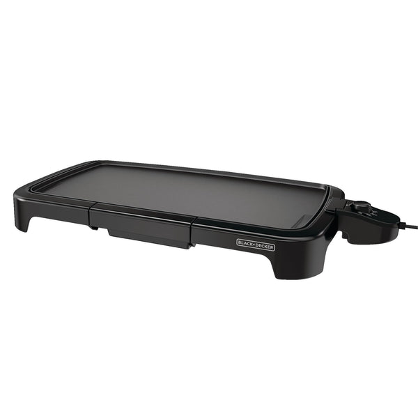 Black & Decker Family Sized Electric Griddle, Black, 20-in x 11-in M3