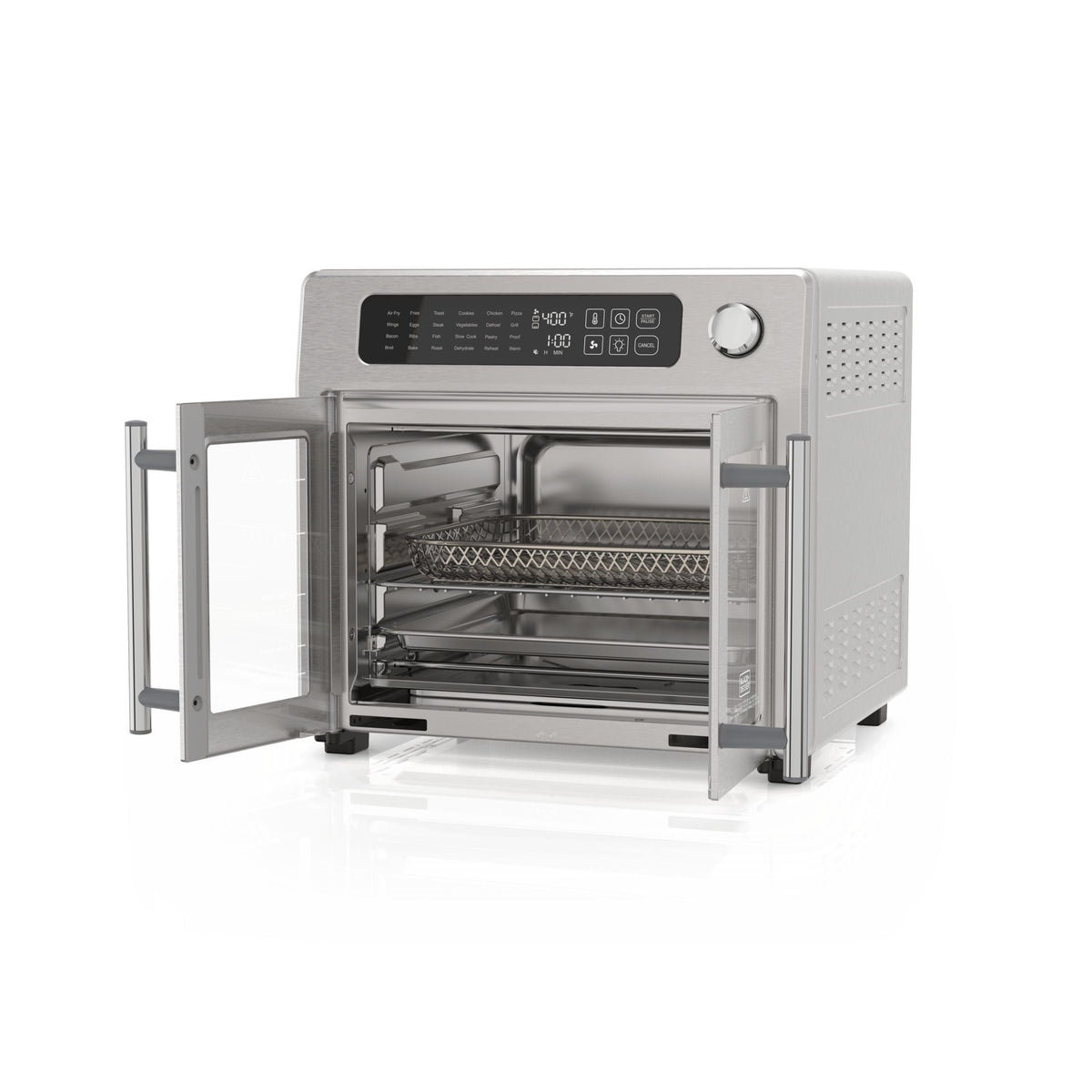 Black N Decker French Door Toaster Oven and Air Fryer, 26-Qt