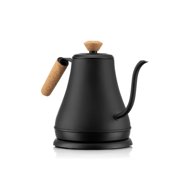 Bodum Electric Cordless Gooseneck Water Kettle with Auto Shut Off, Black, 0.8-L K0