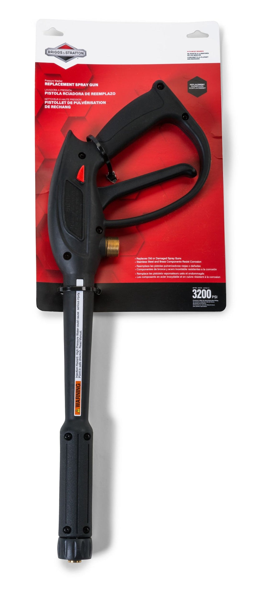 Briggs & Stratton Replacement Spray Gun Compatible with 3200 PSI Gas Pressure Washer, 22.87-in (58.08 cm)
