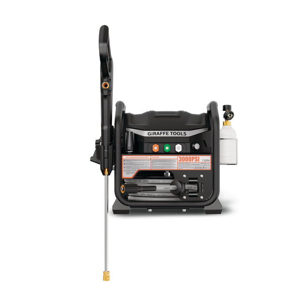 Brushless Electrical Pressure Washer 3000 PSI, with 50 ft retractable hose R9