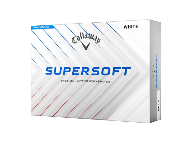 Callaway Golf SuperSoft Golf Balls, 2025 Version, White, 12-pk X3