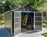 CANOPIA Multi-Function Polycarbonate Yukon Shed, 11x9-ft