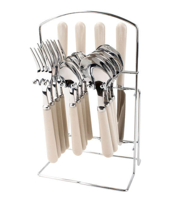 CANVAS Cutlery Rack with Forks, Knives, Spoons, Teaspoons, Stand P1
