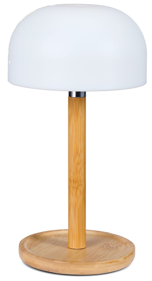 CANVAS Outdoor Rechargable Bamboo Mushroom Lamp, Multiple Colour Modes H5