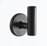 CANVAS Stainless Steel Single Post Hooks, Black, 2-pk