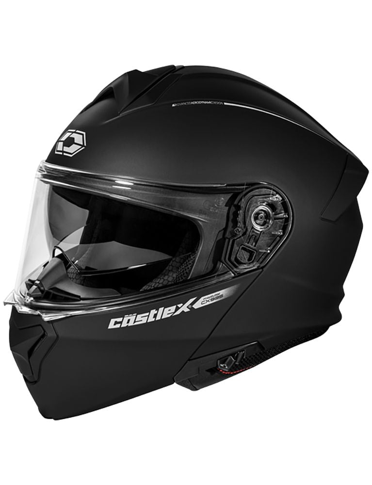 Castle X CX935 Adult Full Face Modular Motorcycle Helmet, Matte Black U9