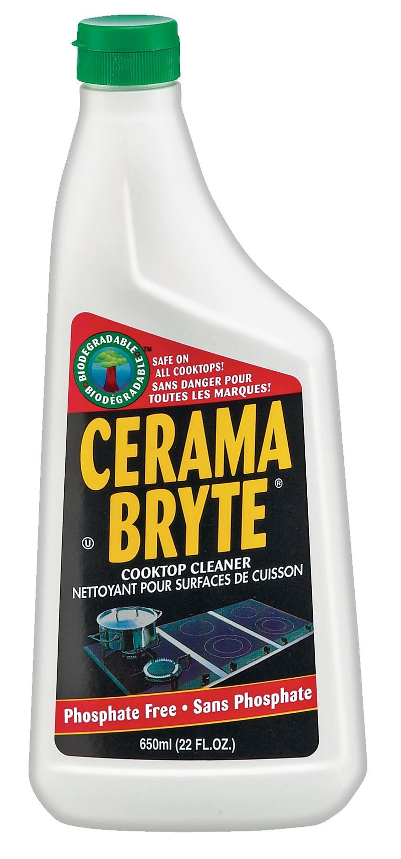 Cerama Bryte Ceramic Cooktop Cleaner, Biodegradeable, 650-mL O5