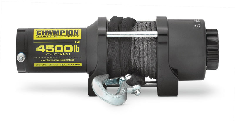 Champion Power Equipment 14051 Synthetic Rope Winch Kit, 4,500-lb Q5