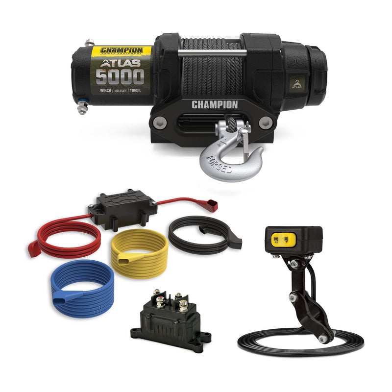 Champion Synthetic Winch Kit, 5000-lb F0