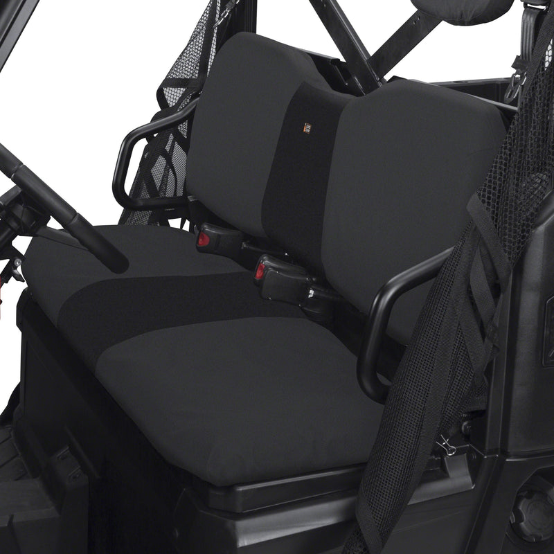 Classic Accessories QuadGear UTV Bench Seat Cover for Polaris Ranger XP/HD, Black N1