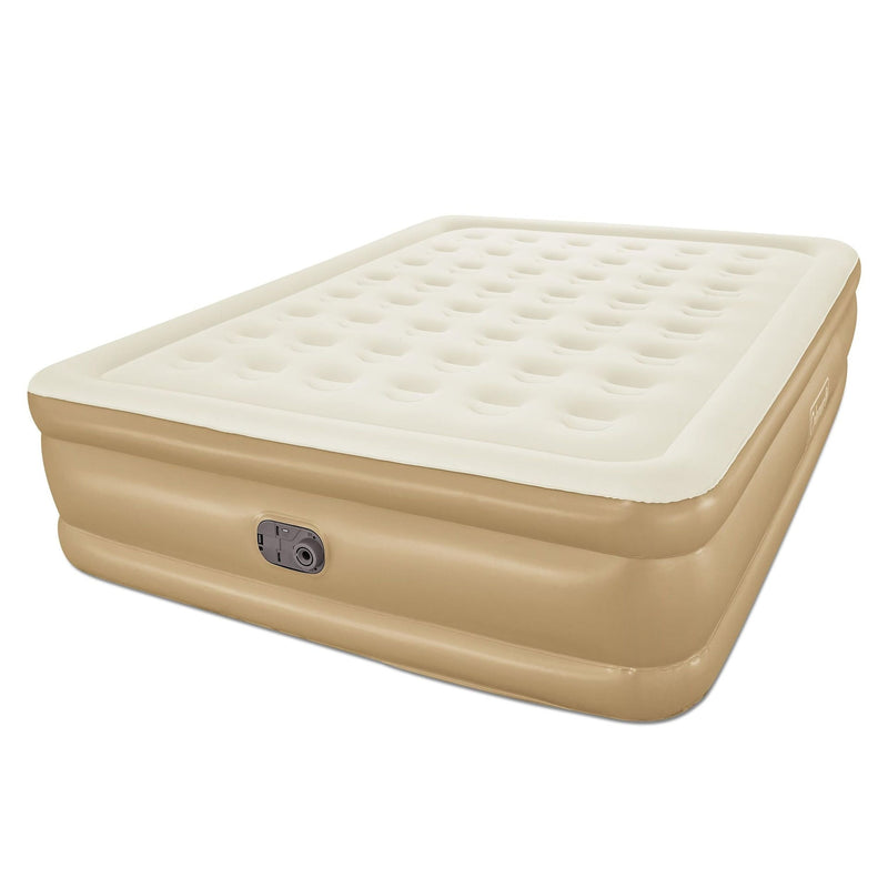Coleman GuestRest Double-High Airbed, Air Mattress with Pump, Queen E3