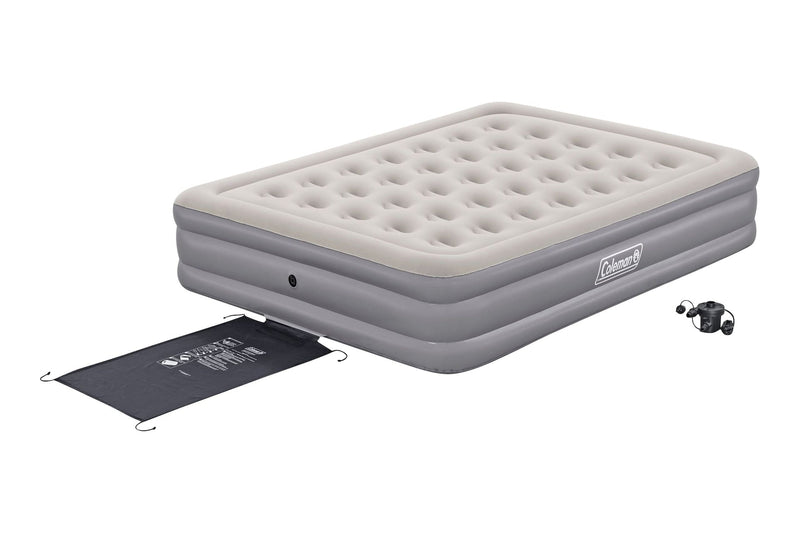 Coleman SupportRest Plus Double High Queen Airbed with Pump, 78x60x15-in R9