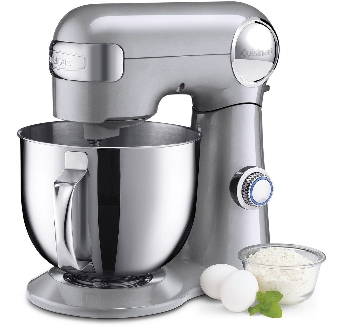 Cuisinart Precision Master Tilt-Head Stand Mixer with 12 Speeds, Silver, 5.5qt