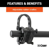 CURT 18030 2-Bike To 4-Bike Two Arm Hitch Mount Bike Rack, Fits 1-1/4, 2-in Receiver, Black