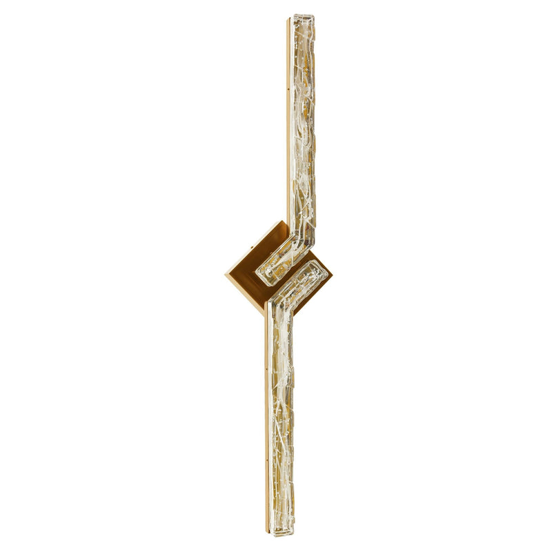 CWI Lighting Contour Integrated LED 33in Brass Vanity Light U3