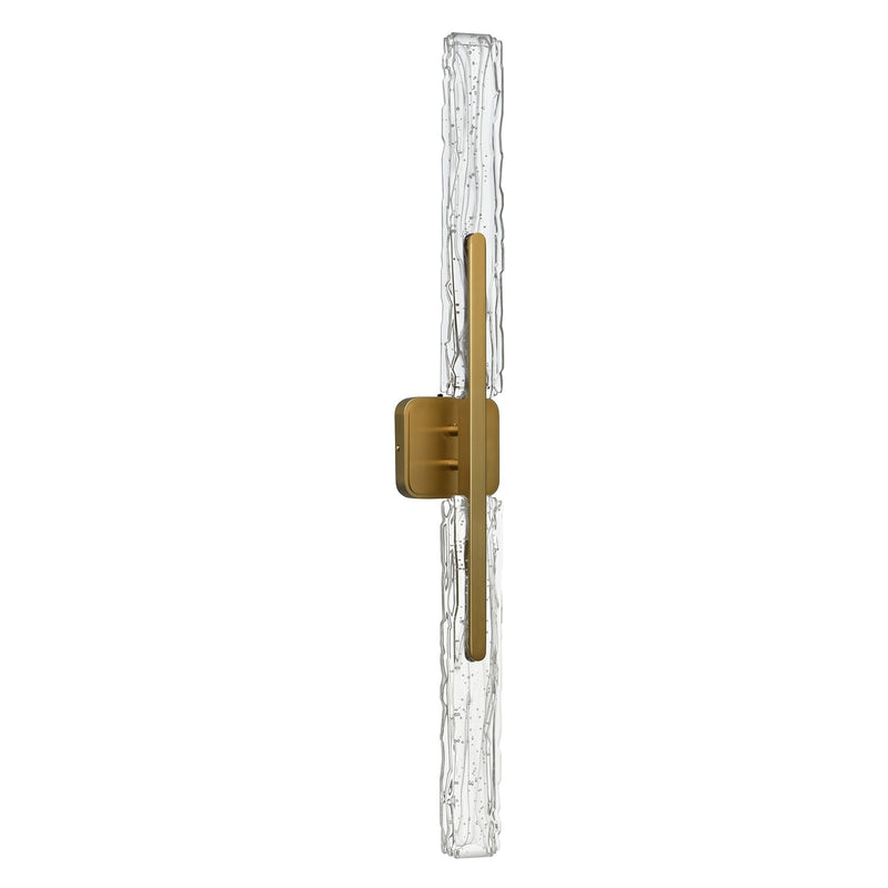 CWI Lighting Curva Integrated LED 36in Brass Vanity Light B1
