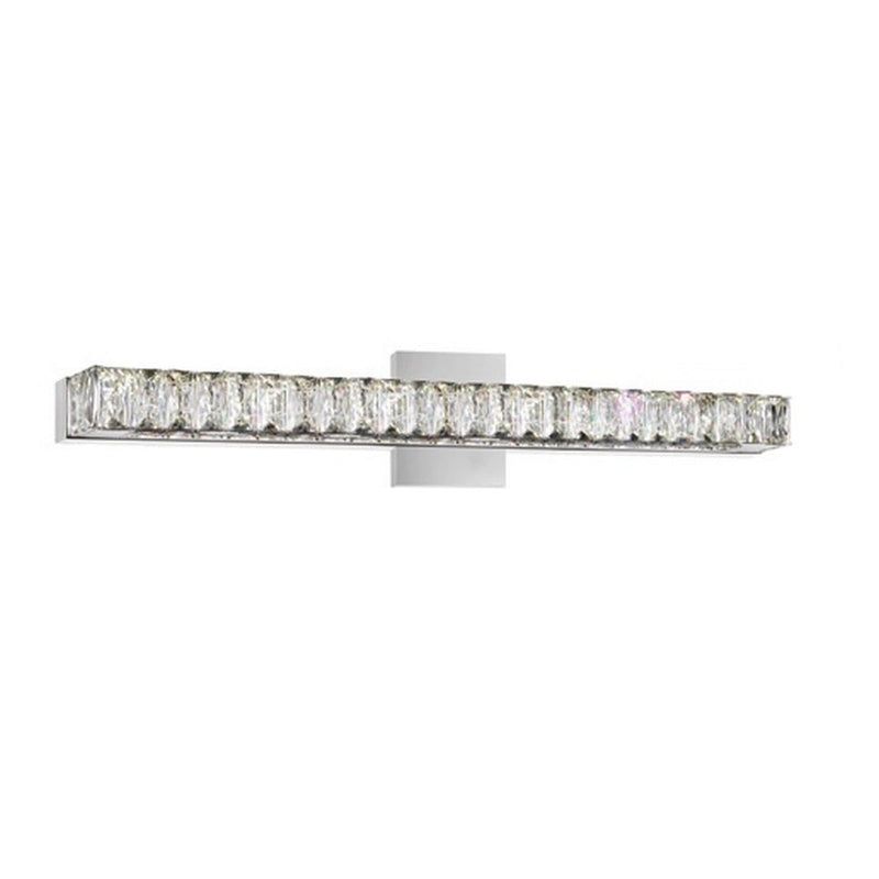 CWI Lighting Milan LED Vanity Light, Chrome, 24-in Z9