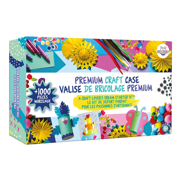 Danawares Premium Craft Case, A Craft Lover's Dream Starter Set with 1000+ Pieces H6