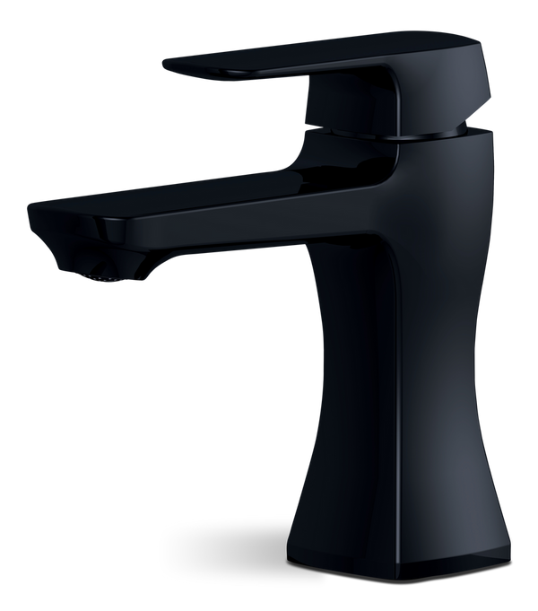Danze Aztek Single Handle 4-in Centreset Bathroom Sink Faucet with Pop-up Drain, Matte Black M7