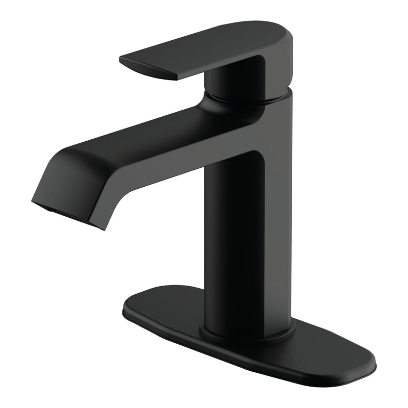 Danze Karter 1-Handle Lavatory/Bathroom Sink Faucet, Lead-Free, Matte Black I6