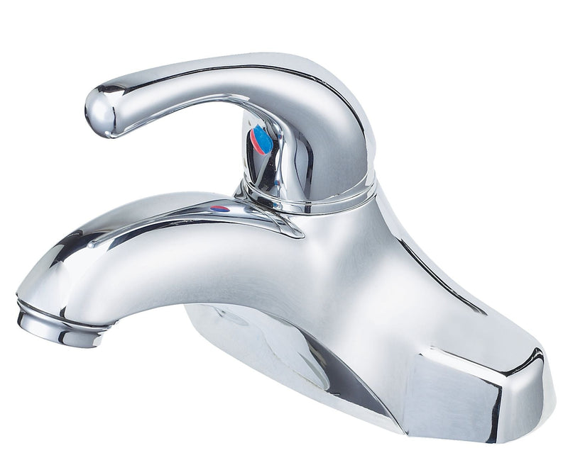 Danze Plymouth Single Handle 4-in Centreset Bathroom Sink Faucet with Pop-Up Drain, Chrome E1