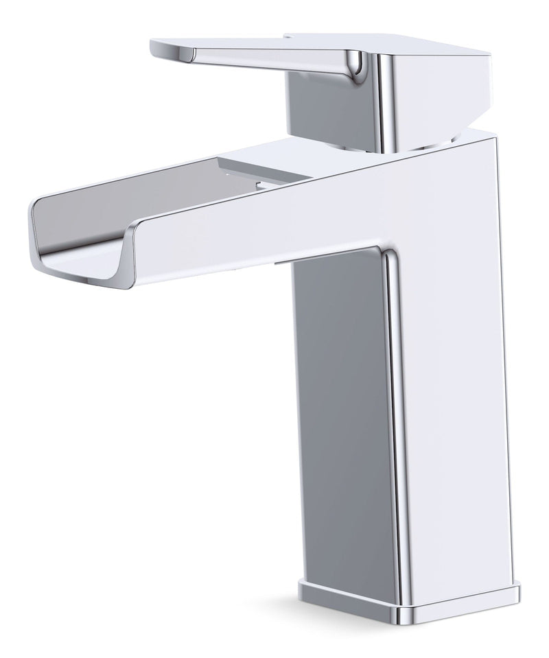 Danze Reeve Single Handle Single Hole 4-in Centerset Bathroom Sink Faucet with Pop-up Drain, Chrome S5