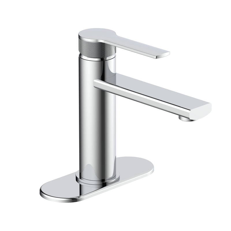 Danze Sia 1-Handle Lavatory Faucet with Knurled Accents, Chrome A4