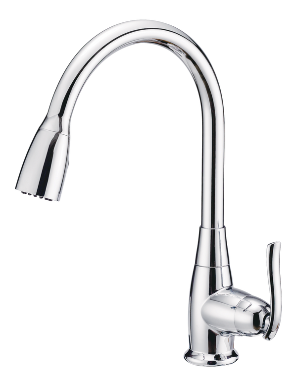 Danze Terrazo Single Handle Pull Down Kitchen Faucet, Chrome K2