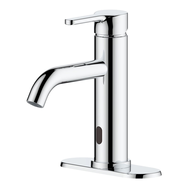 Danze Tronus Touchless Single Control Lavatory/Bathroom Sink Faucet, 4-in Centerset, Chrome R0