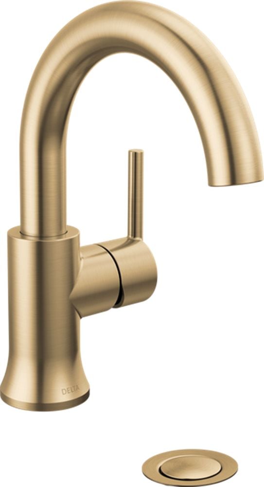 Delta 1-Handle High-Arc Lavatory Faucet, Champagne Bronze S5