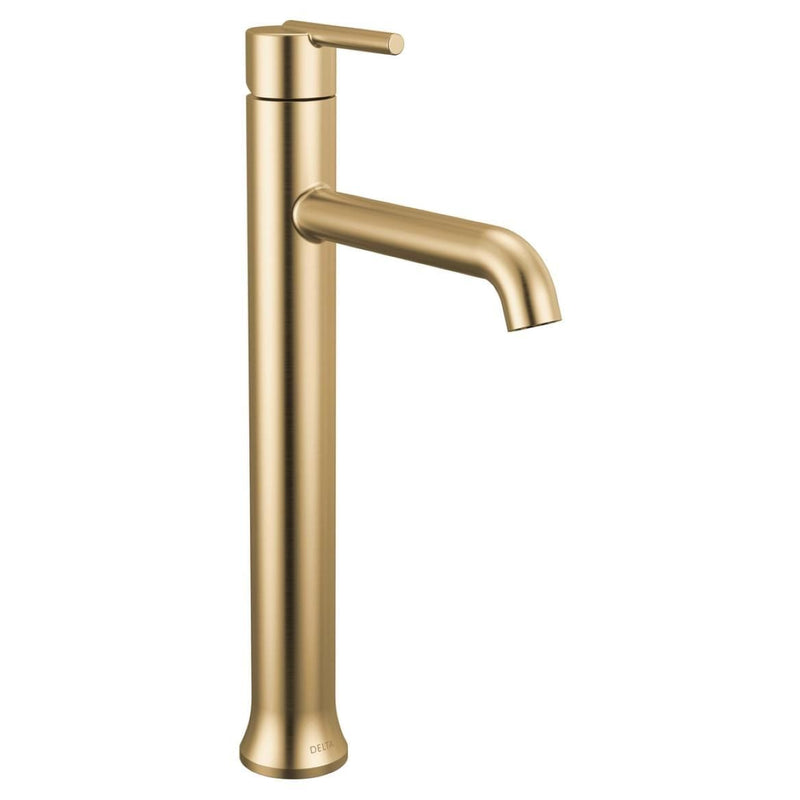 Delta 1-Handle Vessel Lavatory Faucet, Champagne Bronze C2