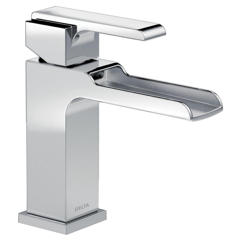 Delta Ara 1-Handle Channel Bathroom Faucet with Metal Pop-Up, Chrome S1
