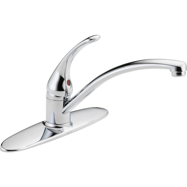 Delta Faucet Principals Single Handle Kitchen Faucet, Chrome R0