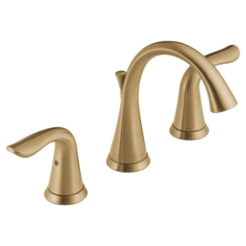 Delta Lahara 2-Handle Widespread Faucet, Champagne Bronze J9