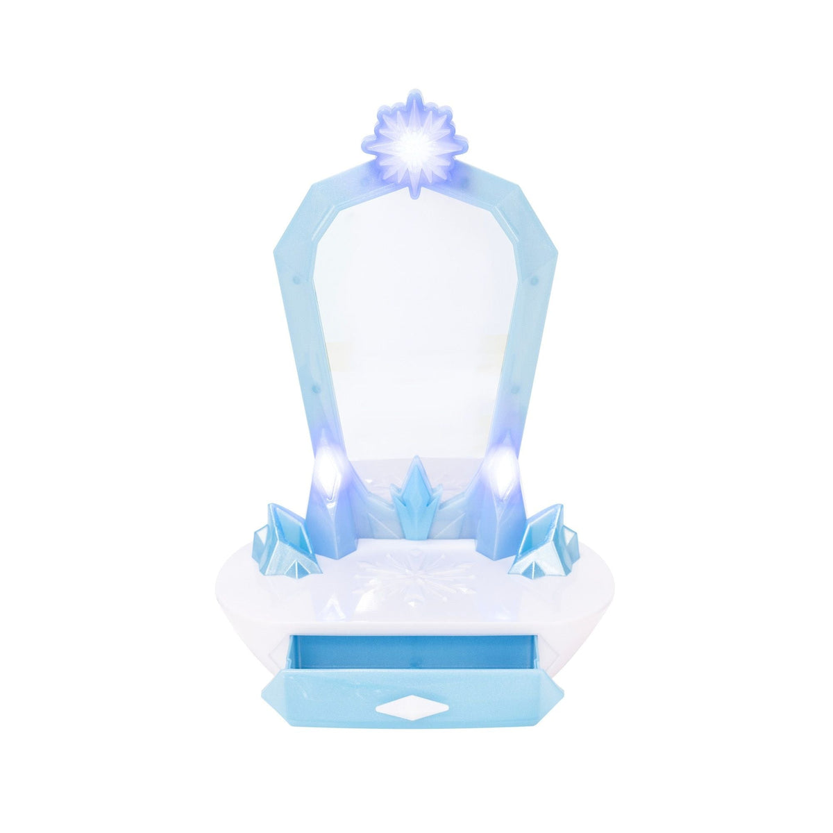 Disney Frozen Elsa's Icy Magic Vanity Tabletop Playset with Sounds & Hair Accessories, Kids Ages 3+