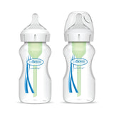 Dr. B's + Wide Neck Bottles, 9-oz, 2-pk