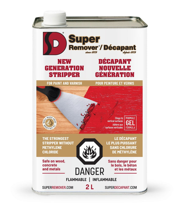 DS Super Remover New Generation Paint & Varnish Stripper/Remover, 2-L U5