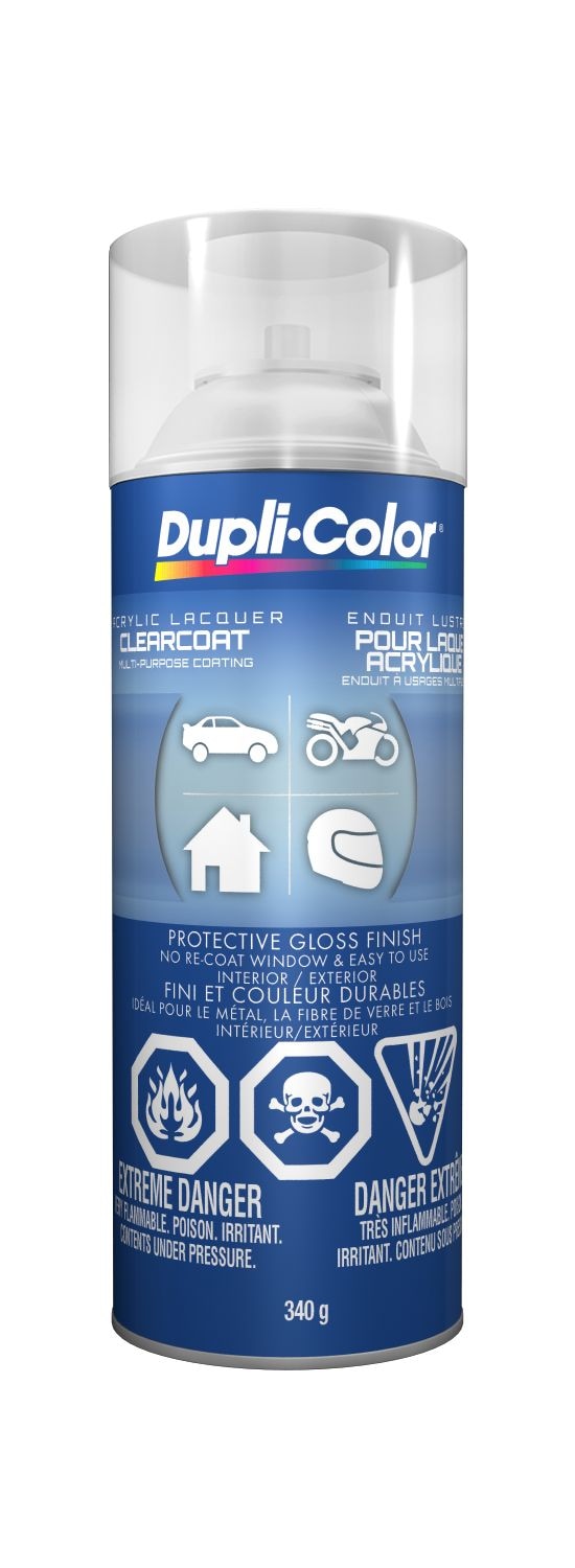 Dupli-Color Auto Lacquer Aerosol Paint, Gloss Finish, 340-g X3