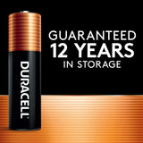 Duracell Coppertop AA Batteries, Alkaline, 4-pk
