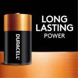 Duracell Coppertop D Alkaline Batteries, All Purpose, 8-pk