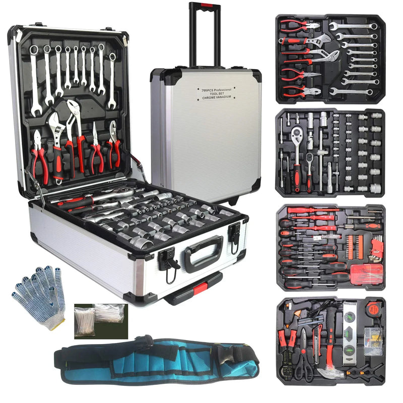 799pcs Aluminum Trolley Household Fathers G7