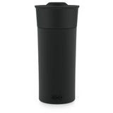 ello Ogden Ceramic Travel Mug, 16-oz, Black, with Silicone Insulated Sleeve