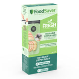FoodSaver Reusable Zipper Vacuum Sealer Bags, 946mL, 10-pk