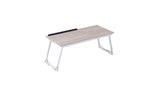For Living Folding Lap Desk for Work, Lightweight, White