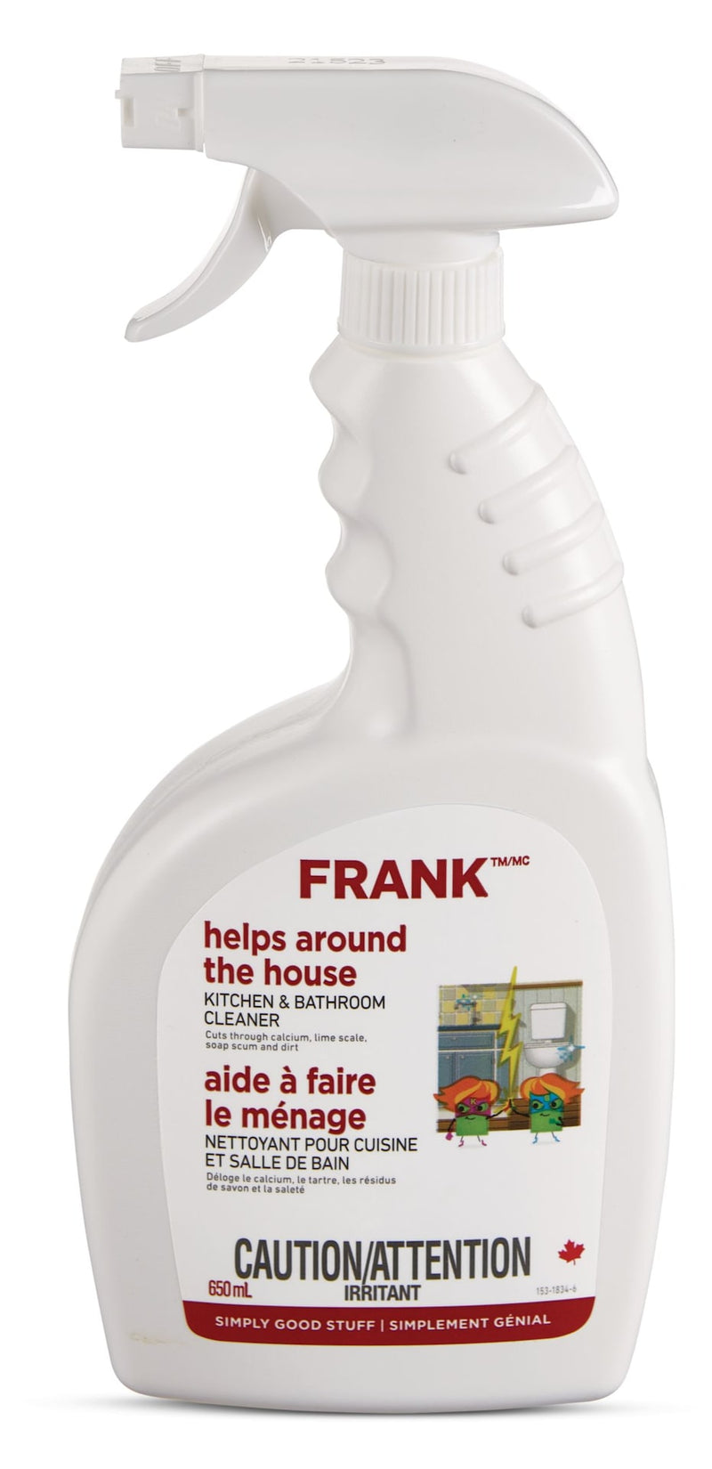 FRANK Multi-Surface Kitchen & Bathroom Cleaner, 650-mL M3