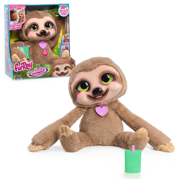 Fur Real Snuggles Plush, Brown D1