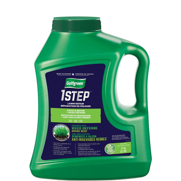 Golfgreen 1-Step Patch & Repair + Weed Defense 02-02-02 Grass Seed, 1.7-kg R2