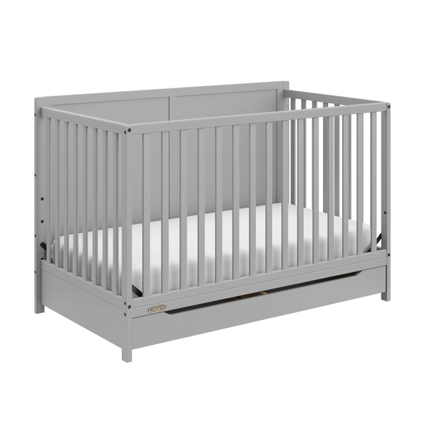 Graco Melrose 5-In-1 Convertible Crib, Grey R7